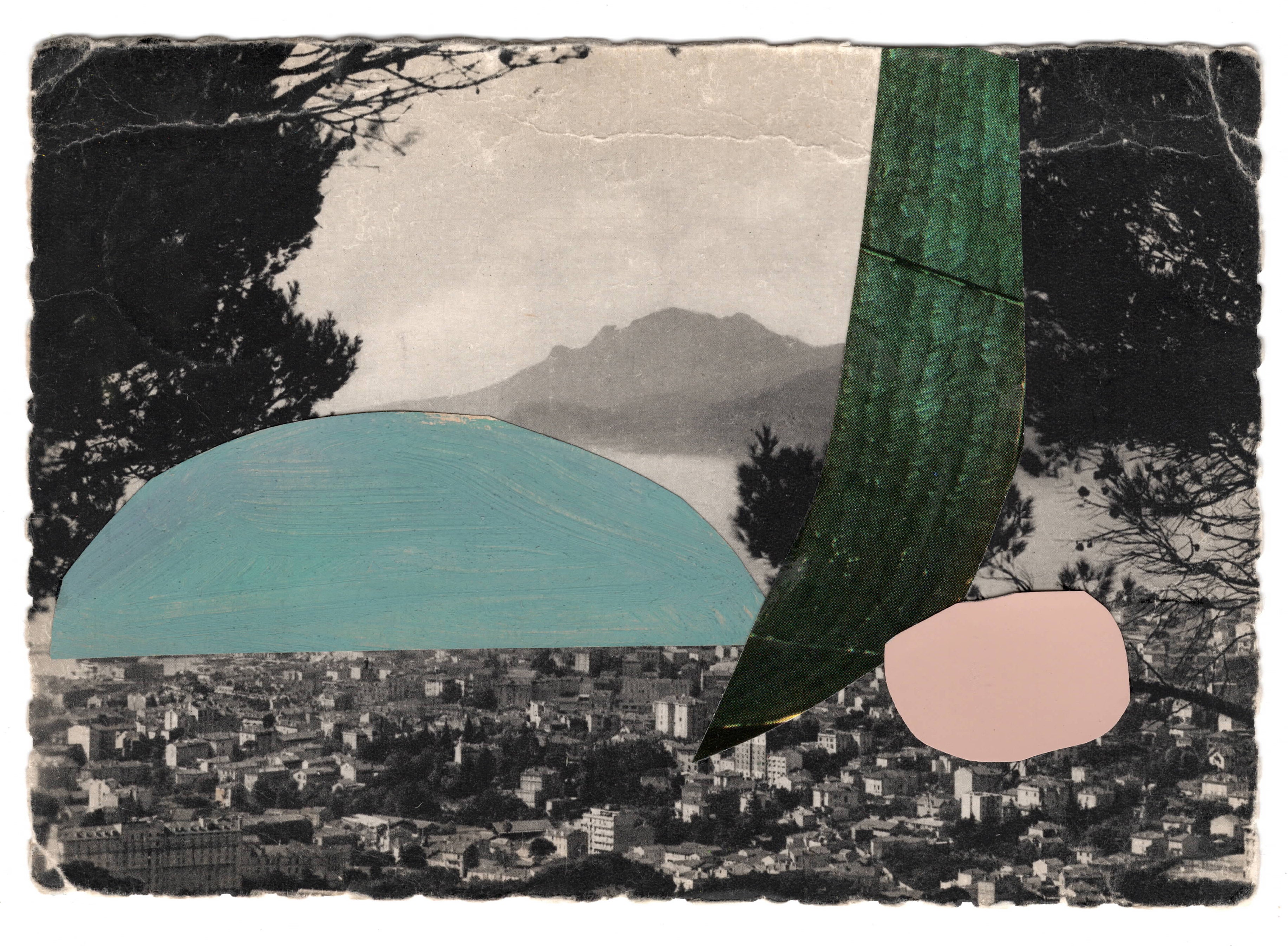 Vintage postcard artwork